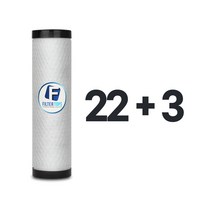 ACF 블럭망카본 필터 염소제거 2개 10인치 하우징용, 선택05_필터 22+3=25개