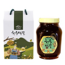 한울벌꿀 국내산 밤꿀 사양벌꿀 2.4kg, 옵션1 : 노란색 박스포장, 1개