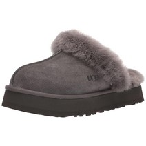 아치형 폭신한 푹신한 UGG 여성용 Disquette 슬리퍼 차콜