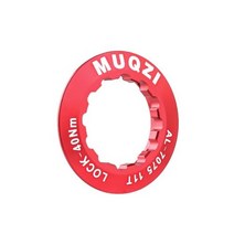 자전거 프리 휠 스프라켓 바퀴 MUQZI 초경량 잠금 커버 링 알루미늄 합금 고정 볼트 나사 산악 도로, Red