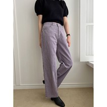 피그먼트 골덴 세미 와이드 일자 팬츠 (코듀로이 통일자 바지 S M L )