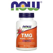 나우푸드 TMG 트리메틸글리신 1000mg Trimethylglycine 무수 베타인 비건 100타블렛, 1개, 100정