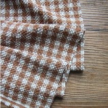 폴리원단 선염트위드형식의 체크(5수)