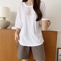 겟잇미 도트벨 여성 무지 반팔 나그랑 티셔츠