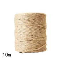 마닐라로프 삼줄 줄다리기줄 2mm 삼베 조각 선물 상자 포장 코드 대마 로프 문자열 결혼식 파티 축, 01 1.  10m