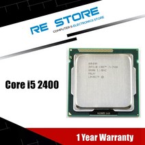 Intel-인텔 코어 i5 2400 프로세서 쿼드코어 3.1GHz LGA 1155 TDP 95W 6MB 캐시 데스크탑 CPU 중고, 한개옵션0