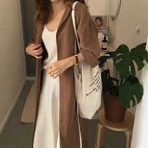 인퉤리어짜뉘 원피스형 블라우스 롱남방 롱셔츠 허리끈 가디건 붸스투유웃