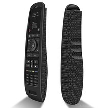 Hydream SofaBaton U1 범용 리모컨용 케이스 TV 리모컨 스킨 보호 교체 고무 백 슬리브 홀더 새 배터리 보호대 블랙, Black