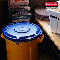 러버메이드 벤티드브루트 뚜껑(37L/75L/121L) 원두보관통 다용도 수납용기, 녹색, 75L 뚜껑