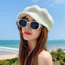 라탄 뉴스보이캡 여성 라탄모자 보이캡모자 보이캡 여성헌팅캡 여름 여자