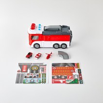 [모던하우스] 폴딩 플레이 변신트럭_소방차, 단일옵션