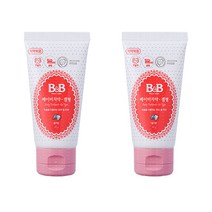 비앤비 베이비치약 겔형(딸기향) 60g(4개월-4세) 유아치약, 60g, 2개