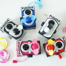 기타 바보사랑[디자인에버]빈티지 플렉스 카메라 선풍기, 블랙, 블랙