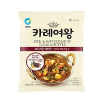 청정원 간편식 청정원 카레여왕 부드러운 버터맛 108g 집밥 도시락 식자재 캠핑 별미, 10개