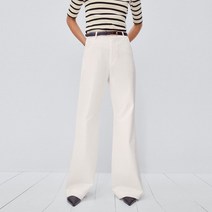 Massimo Dutti 마시모두띠 여성 면바지 와이드팬츠 캐주얼 부츠컷 데일리 05026926251