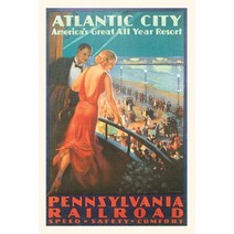(영문도서) Vintage Journal Atlantic City Paperback, Found Image Press, English, 9781648113161