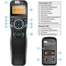 무선 리모트 릴리즈 TW-283/DC0 Nikon용 무선 릴리즈 타이머 셀프타이머 2.4GHz-37148, 캐논용 TW283 E3/N3