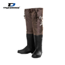 다이나 웨이더부츠 무릎장화 해루질 워킹루어 방수, L (270 ~ 280), 다크브라운