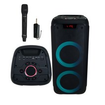 카날스 BS-6600 이동식 블루투스 앰프 스피커+ JLAB JLB-900A 무선 핸드 마이크