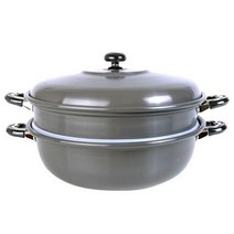 유진 경질 2단 찜솥 찜기, 1개, 34cm