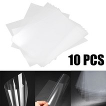 투명시트지 단열필름시공 반투명판 510 잉크젯 레이저 인쇄 스크린 슬라이드 폴리 필름, 10개