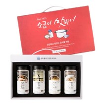 섬들채 신안 명품 소금 200g 4종세트 태평염전 간수뺀천일염 토판천일염 소금답례품