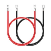 12V 전원 어댑터 확장 연결 케이블 인버터 터미널 50cm 접지 코드 자동차 배터리 2 팩 용 선 케이블 연장