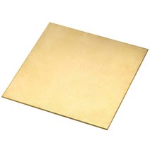 Uxcell 황동 시트 스틸 시트 플레이트 길이 9.9cm(3.9인치) x 너비 9.9cm(3.9인치) x 두께 0.1cm(0.04인치), 5.9 x 5.9 x 0.06