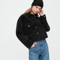 유니클로 여성 코듀로이 크롭 자켓 4color