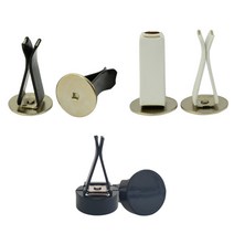 석고방향제 DIY 재료 차량용 송풍구 클립형 부자재, 원형 블랙