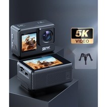 5K 액션캠 미니캠 브이로그캠 방수 수중촬영 자전거 헬멧 와이파이, 5K 울트라 버전 + 16G 메모리 카드