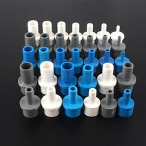 PVC 파이프 수도관 연결 부속 배관 소켓 밴딩기 6pcs 외부 직경 5/8/10/12/14/16/18/20mm pvc 스트레이트 커넥터 홈 정원 관개 파고다 호스 피팅, [03] Grey, [10] Outside 25-20mm