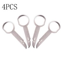 자동차 오디오 수리도구 트림 제거 클립 펜치 4PCS 라디오 도구 스테레오 키 릴리스 핀 헤드 유닛 실용적인 기기 추출 자동 분해 액세서리