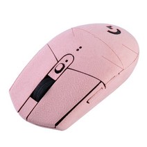 Topsky 적용 Logitech G102g304gpro 마우스 스티커 모피 터닝 핸드 스티커 G302 안티 슬립 땀 흡수 스티커 보호 필름 마우스 땀 방지 스티커, G304올인클루시브--핑크