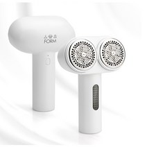 국내최초 12중날 파워스핀 폼메이드 듀얼 보풀제거기 LR-1000W 세탁소보풀제거기, 화이트