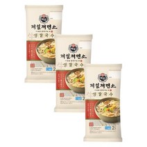 CJ 면요리 제일제면소 생칼국수 국수면 간편식 300g 3개 1세트, 25세트