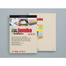 f20 65068 두성 점보OA팬시페이퍼 A4 500매 P01 흰미색 80g 1개, 상세페이지 참조, 단품