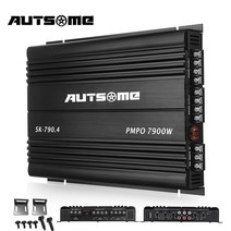 차량 앰프 자동차 오디어 증폭기 12v 7900w 4 채널 서브우퍼 슬림 클래스 ab 강력한 서브우퍼