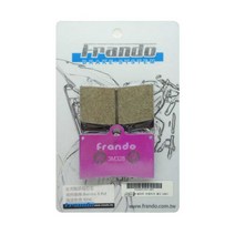 FRANDO 프란도 HF-2 캘리퍼 전용 프론트 브레이크 패드 UB01(프란도 XMAX300 베스파 GTS300i 캘리퍼 호환), 핑크컬러 출고