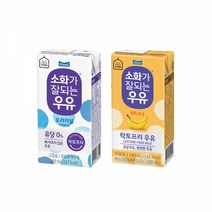 매일유업 소화가잘되는우유 190mlx24팩(오리지널12팩+바나나12팩) 락토프리 흰우유 멸균, 24팩, 190ml