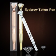 잘 안지워지는 립스틱 타투 3 개/대 3D 눈썹 자 수 문신 수동 펜 Microblading 눈 썹 립 크리스탈 다이아몬드 영구 액세서리