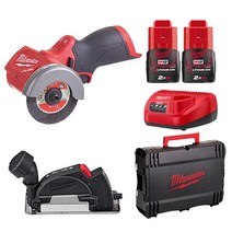 밀워키 M12 FCOT 3인치 충전 그라인더 풀세트 모음, 2. M12 FCOT-202X