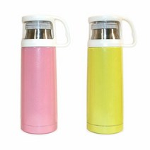 뚜껑컵 보온병 350ml 스텐텀블러 진공텀블러 보온보냉 진공 스탠, 색상:랜덤, 단품