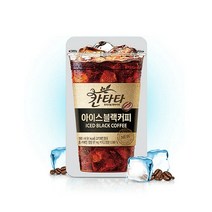 칸타타 파우치 아이스 블랙 액상 커피 230ml 10팩