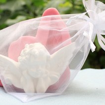 석고방향제 비누 캔들-포장재료, 석고방향제포장망사-블랙(10매)