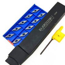 터닝 툴 SVJCR SVJCL10H11 SVJCR1010H11 10 개 VCGT110304 AK H01 선삭 공구 거치대 외부 CNC 선반 금속 커터, [01] VCGT110304 AK H01, [04] SVJCR2525M11