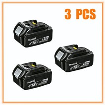 마끼다 마키다 충전기 Makita오리지널 18VRC 배터리 18V Bl1830 Bl1430 BL1860 BL1890 공구 전원 USB Prot 18VRF Makita 3A 6A, 5.60AH3PCS