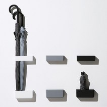 원룸 오피스텔 현관 부착 자석 우산꽂이 현관문수납 디자인수납 좁은사무실, 화이트