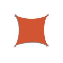방수 파라솔 그늘 항해 캐노피 캠핑 큰 천 야외 걸이식 정원 테라스, 03 Orange_01 2X2M