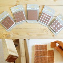 DMATO 디마토 EVA FELT 가구 소음방지패드 주방 식탁 의자 책상 침대 마루 침대 세탁기 긁힘방지 소음 방지 의자발커버 층간 바닥보호 범퍼 패드 쿠션 의자발캡, 선택01-EVA가구패드-사각대형, 1개